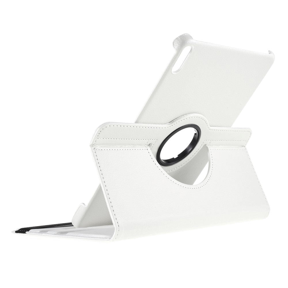 Huawei MatePad Pro 10.8" Klassisk Læder Cover m. 360⁰ Ståfunktion - Hvid