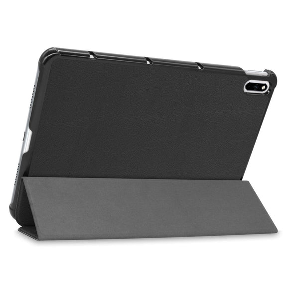 Huawei MatePad 10.4 Tri-Fold Læder Cover V2 - Sort