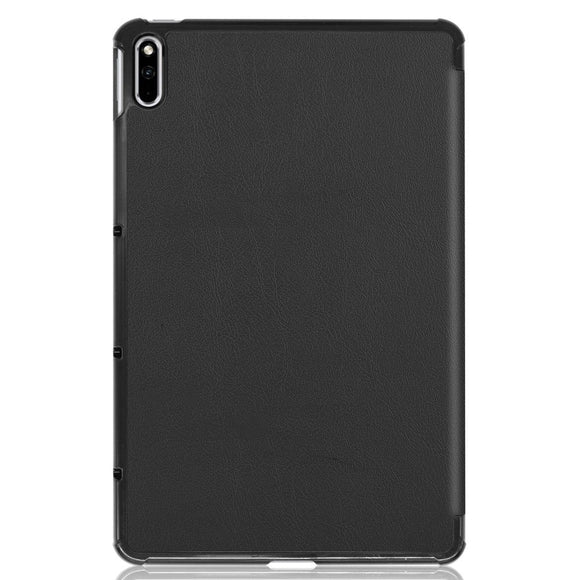 Huawei MatePad 10.4 Tri-Fold Læder Cover V2 - Sort