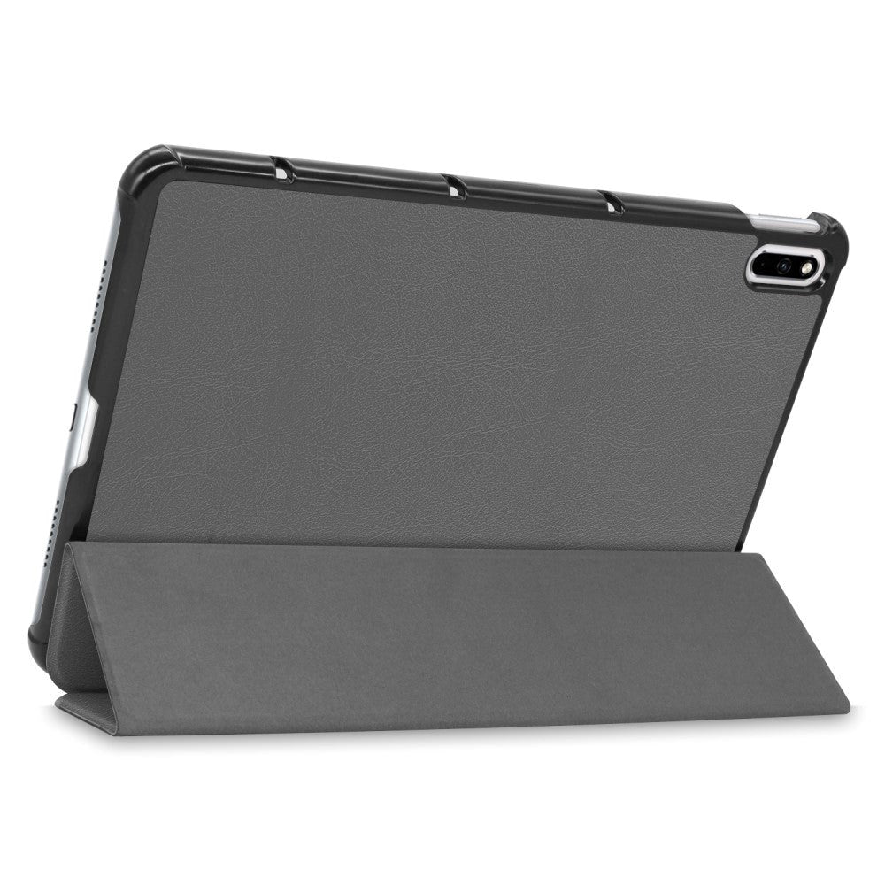 Huawei MatePad 10.4 Tri-Fold Læder Cover V2 - Grå