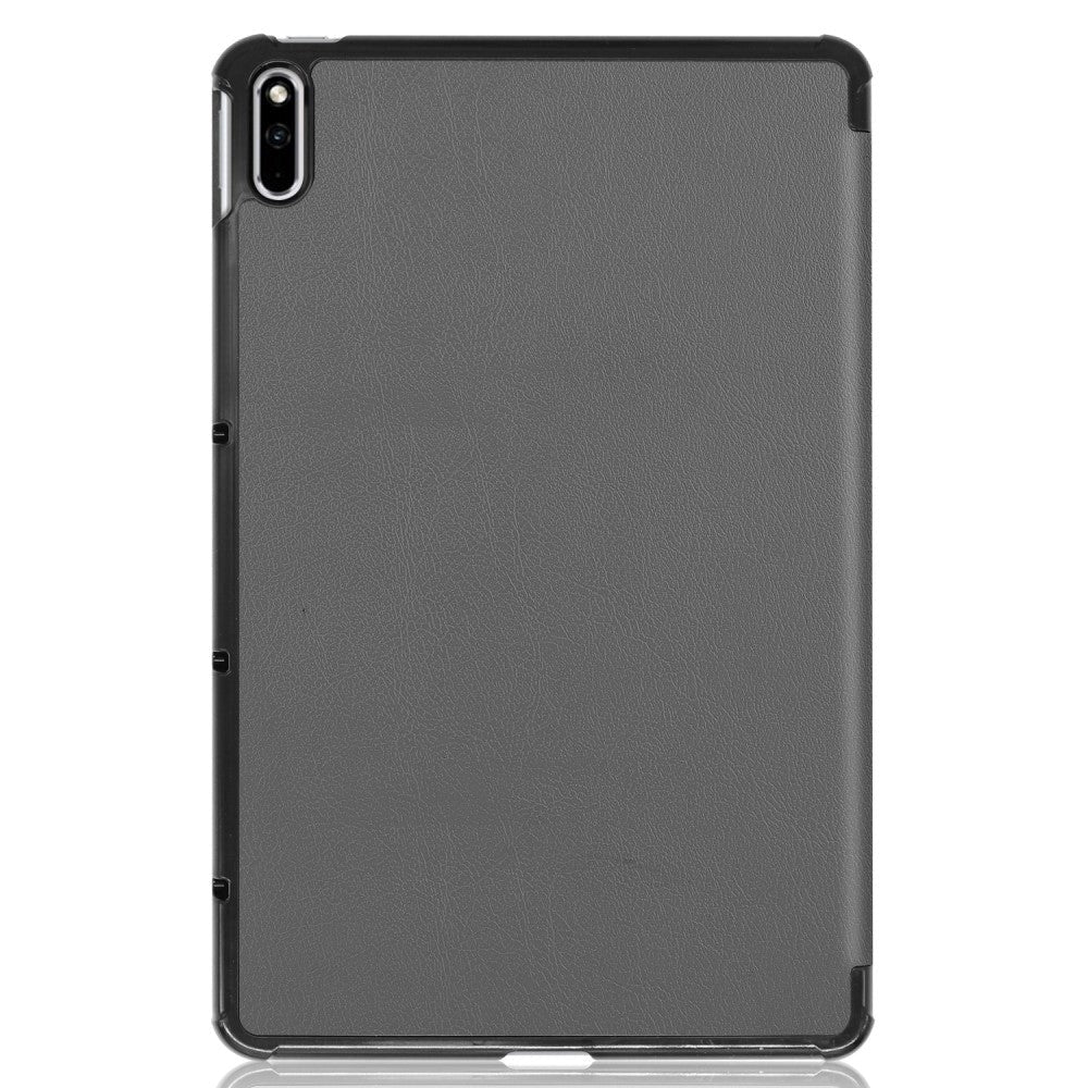 Huawei MatePad 10.4 Tri-Fold Læder Cover V2 - Grå