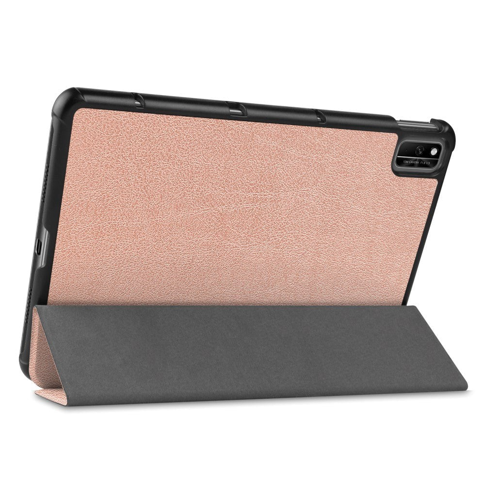 Huawei MatePad 10.4 Tri-Fold Læder Cover - Rose Gold