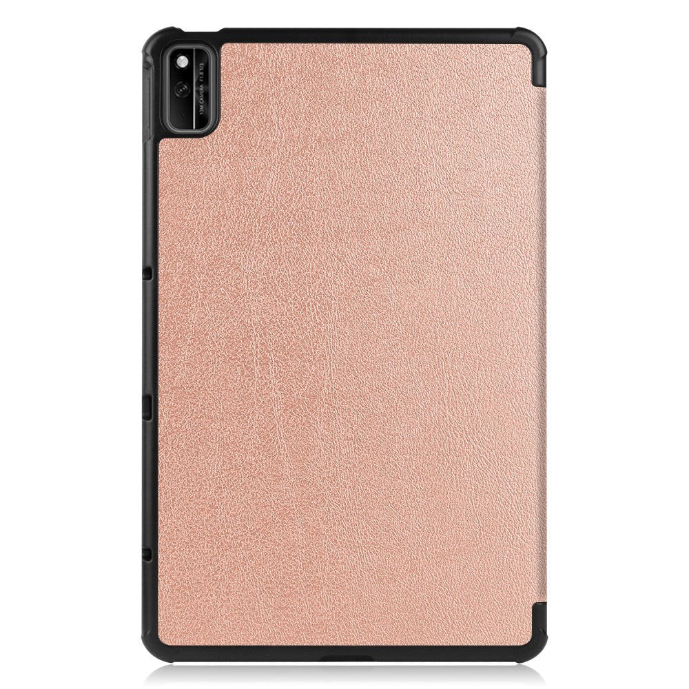 Huawei MatePad 10.4 Tri-Fold Læder Cover - Rose Gold