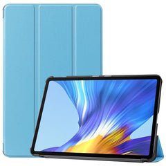 Huawei MatePad 10.4 Tri-Fold Læder Cover - Lyseblå