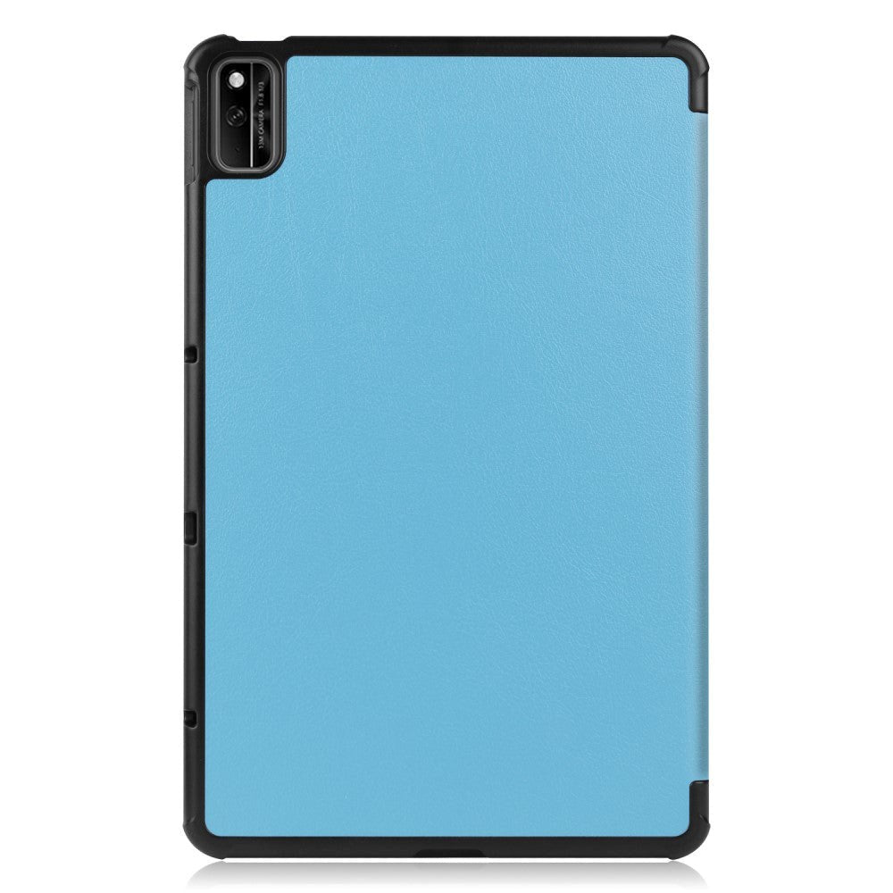 Huawei MatePad 10.4 Tri-Fold Læder Cover - Lyseblå