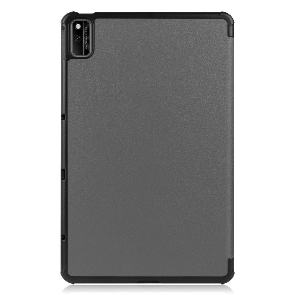 Huawei MatePad 10.4 Tri-Fold Læder Cover - Grå
