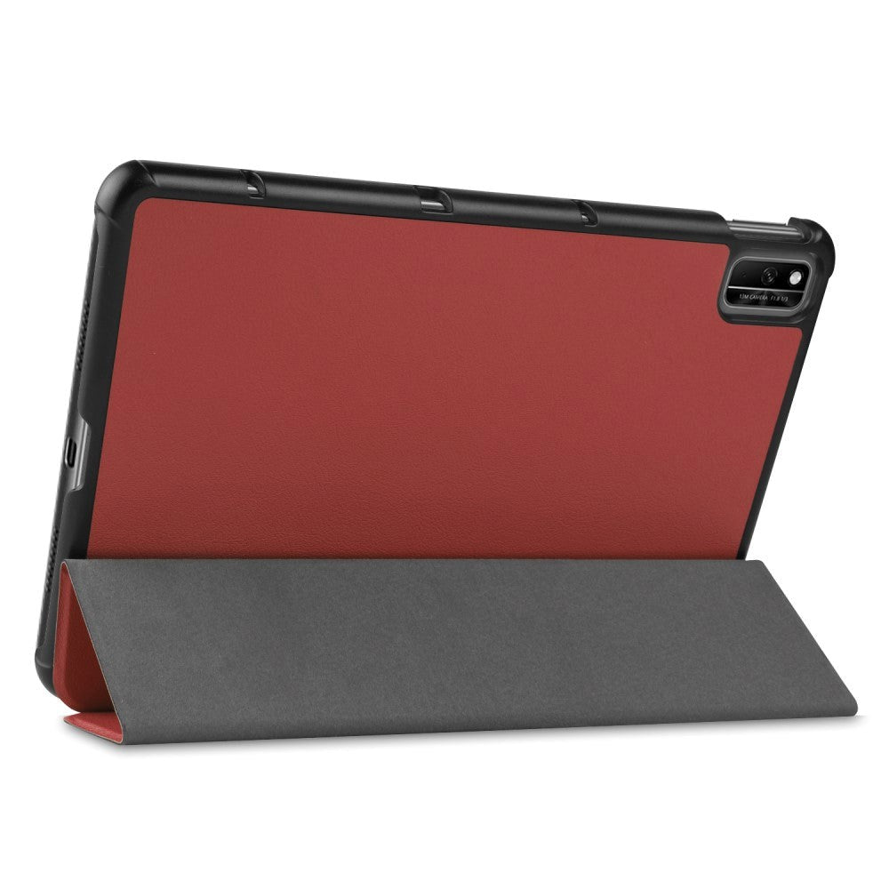 Huawei MatePad 10.4 Tri-Fold Læder Cover - Brun