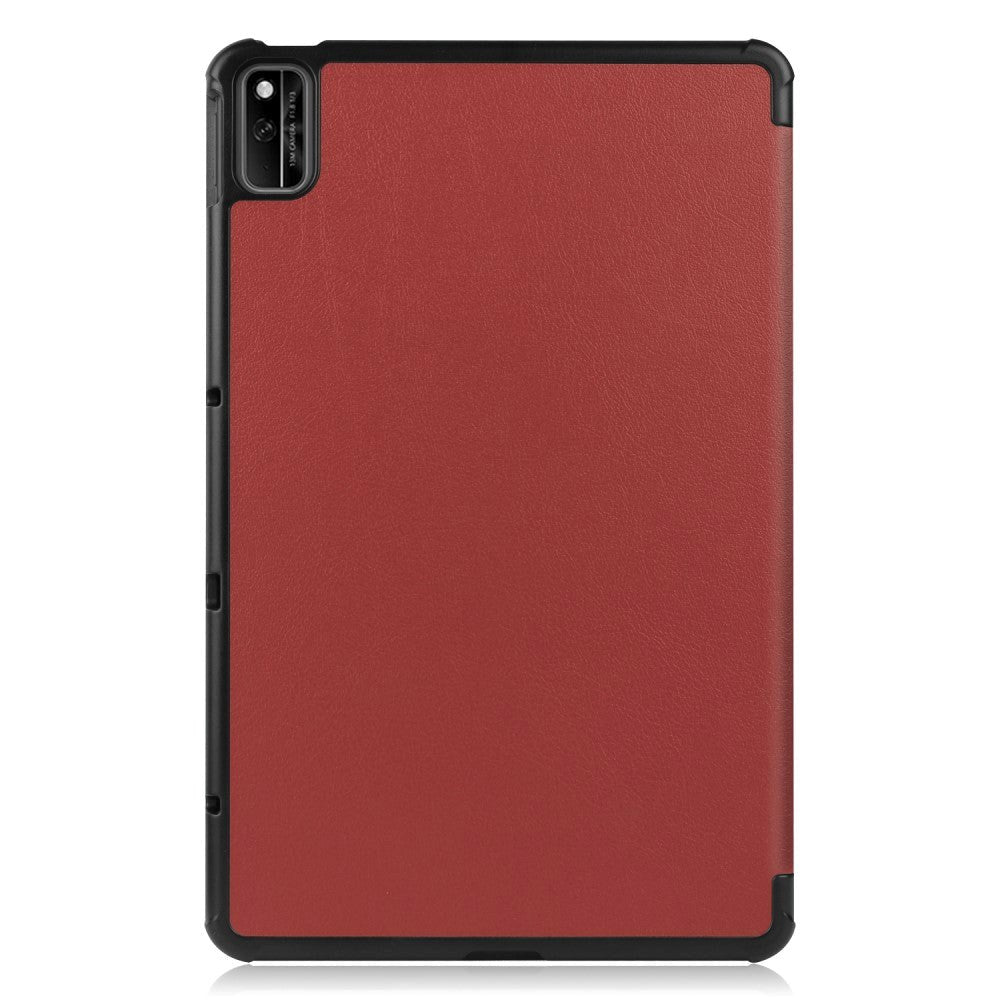 Huawei MatePad 10.4 Tri-Fold Læder Cover - Brun