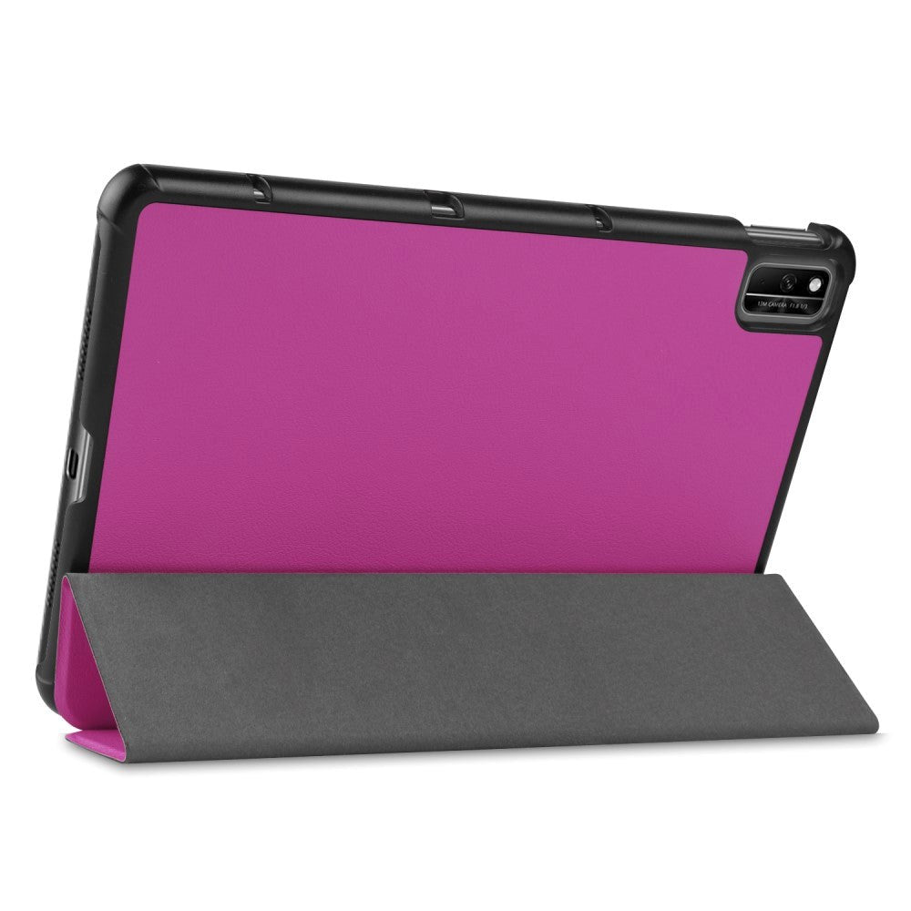 Huawei MatePad 10.4 Tri-Fold Læder Cover - Lilla