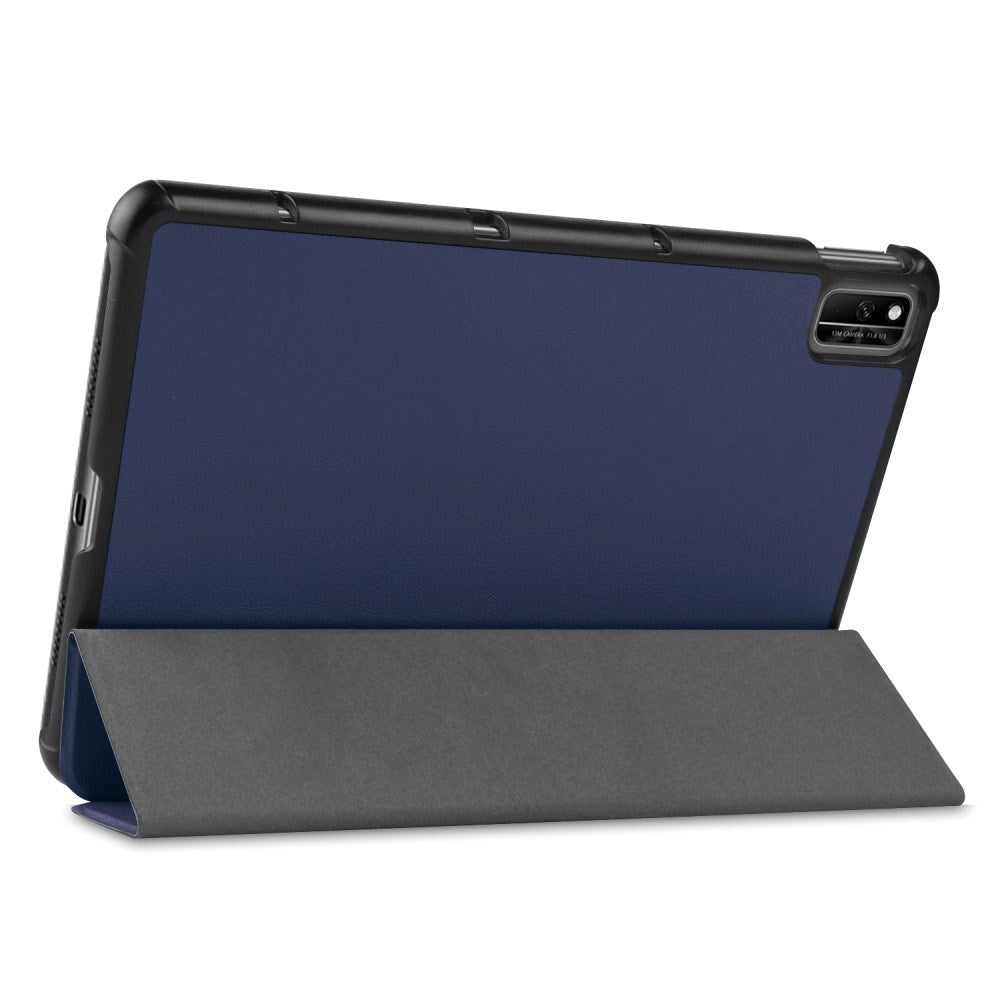 Huawei MatePad 10.4 Tri-Fold Læder Cover - Blå