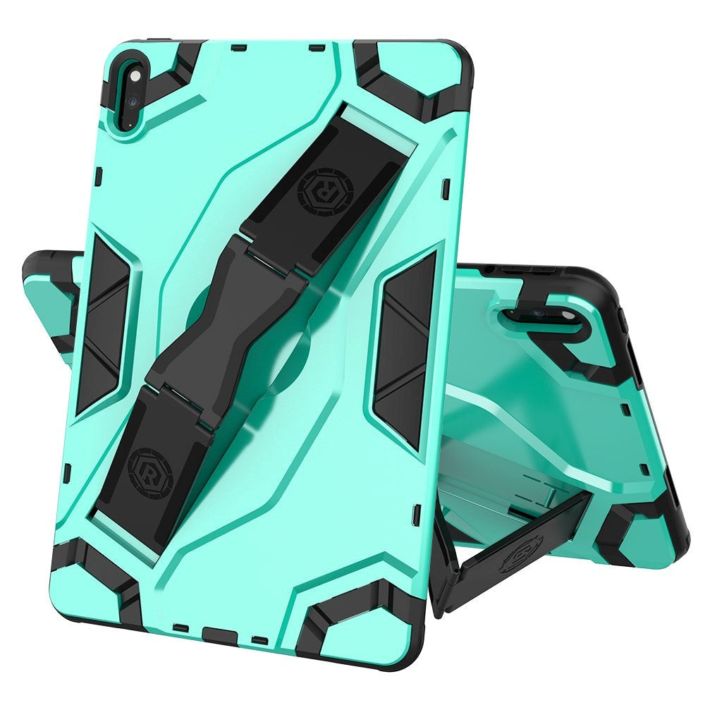 Huawei MatePad 10.4" Shield Style Håndværker Cover m. Fod - Grøn