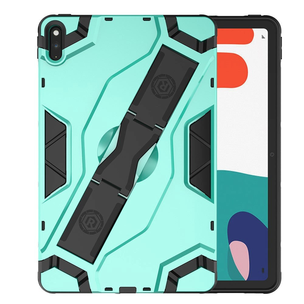 Huawei MatePad 10.4" Shield Style Håndværker Cover m. Fod - Grøn