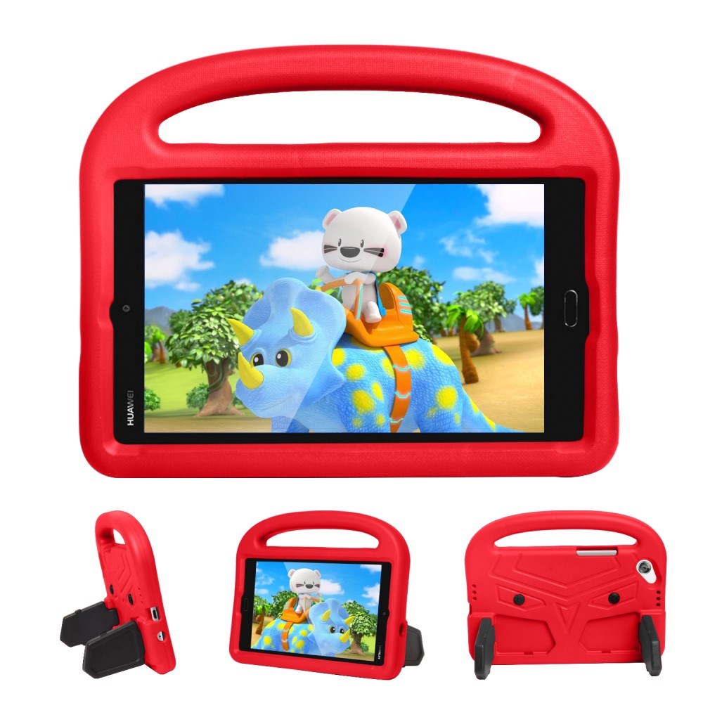 Huawei MediaPad M3 8.4" Børne cover - Sparrow Kickstand Cover - Rød