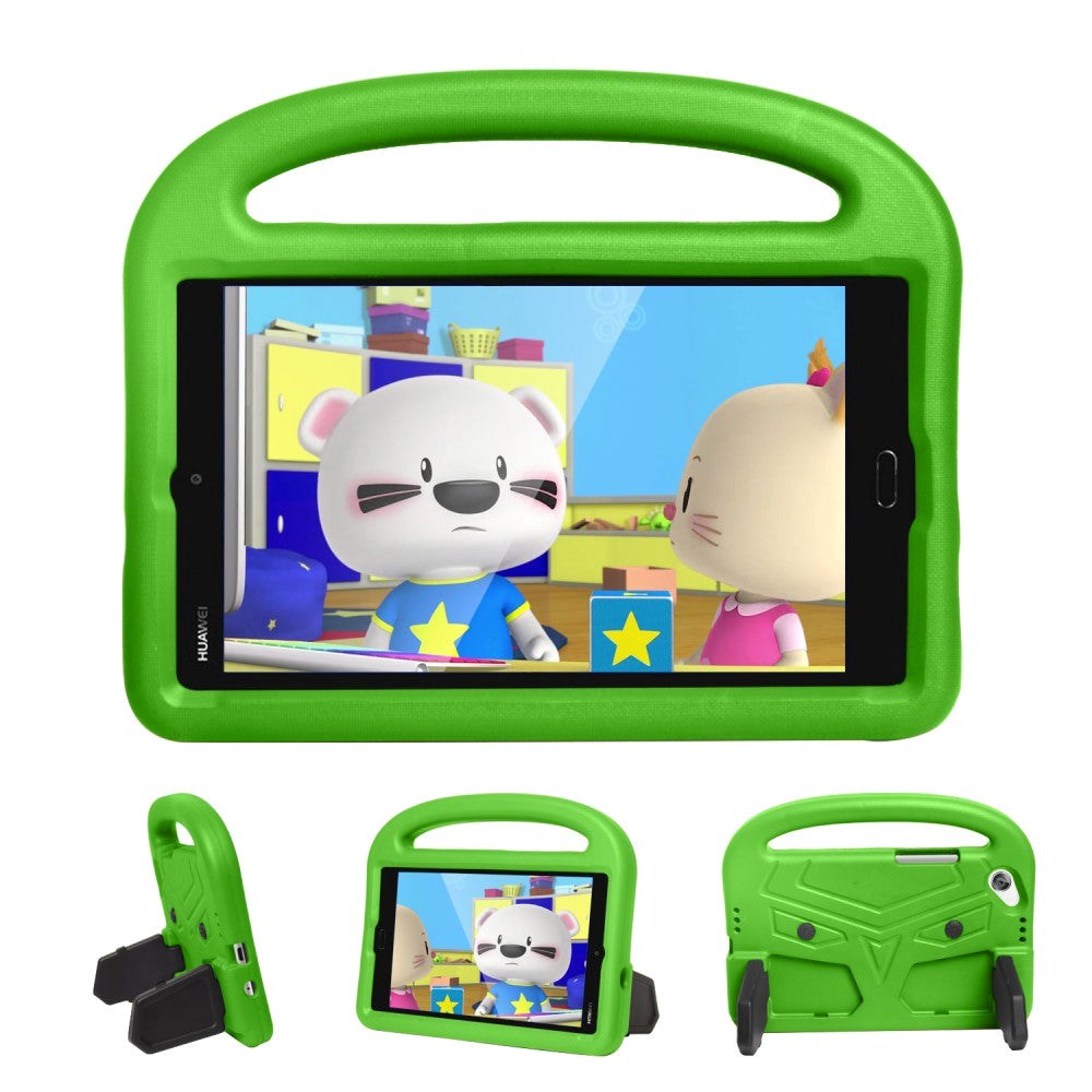 Huawei MediaPad M3 8.4" Børne cover - Sparrow Kickstand Cover - Grøn