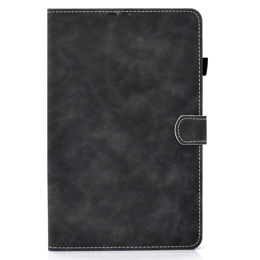 Huawei MatePad 10.4" Blødt Læder Cover m. Ståfunktion & Kortholder - Sort