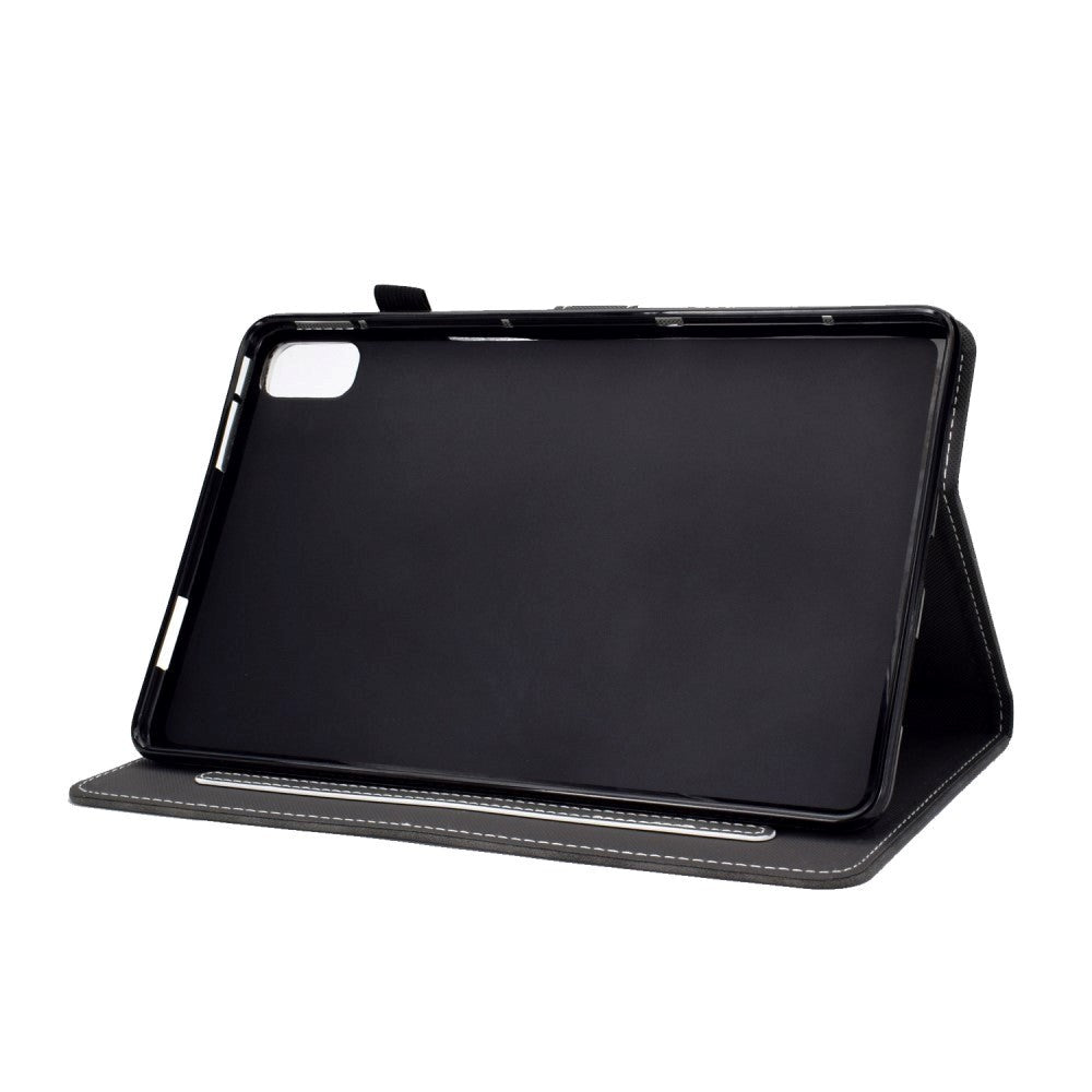 Huawei MatePad 10.4" Blødt Læder Cover m. Ståfunktion & Kortholder - Sort