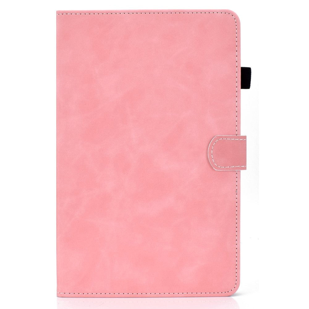 Huawei MatePad 10.4" Blødt Læder Cover m. Ståfunktion & Kortholder - Lyserød