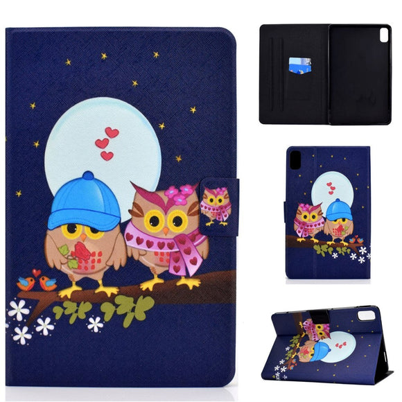 Huawei MatePad 10.4" Cover m. Ståfunktion & Kortholder - Uglefamilie