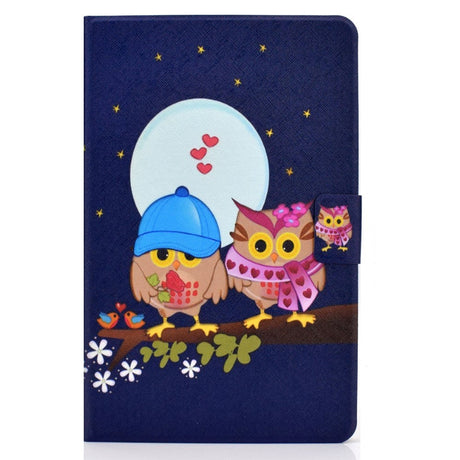 Huawei MatePad 10.4" Cover m. Ståfunktion & Kortholder - Uglefamilie