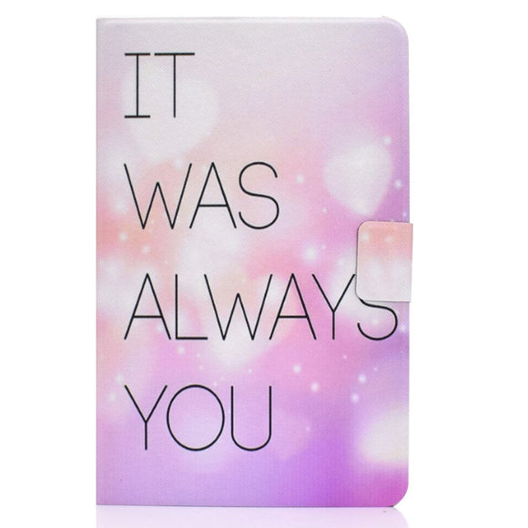 Huawei MatePad 10.4" Cover m. Ståfunktion & Kortholder - It Was Always You