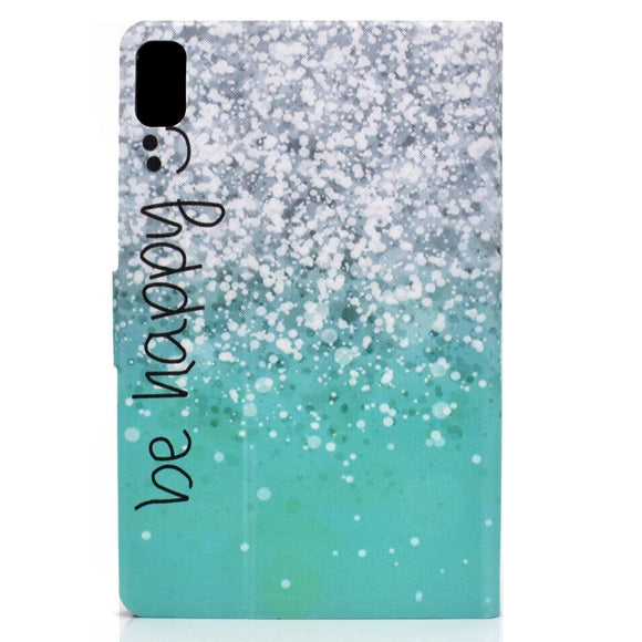 Huawei MatePad 10.4" Cover m. Ståfunktion & Kortholder - Glimmer - Be Happy