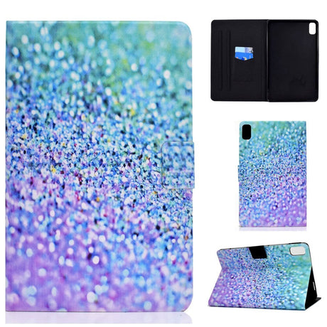 Huawei MatePad 10.4" Cover m. Ståfunktion & Kortholder - Farverige Palietter