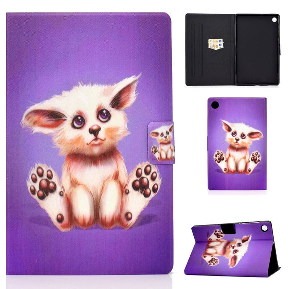 Huawei MatePad T10 / T10s Cover m. Ståfunktion & Kortholder - Lille Kat
