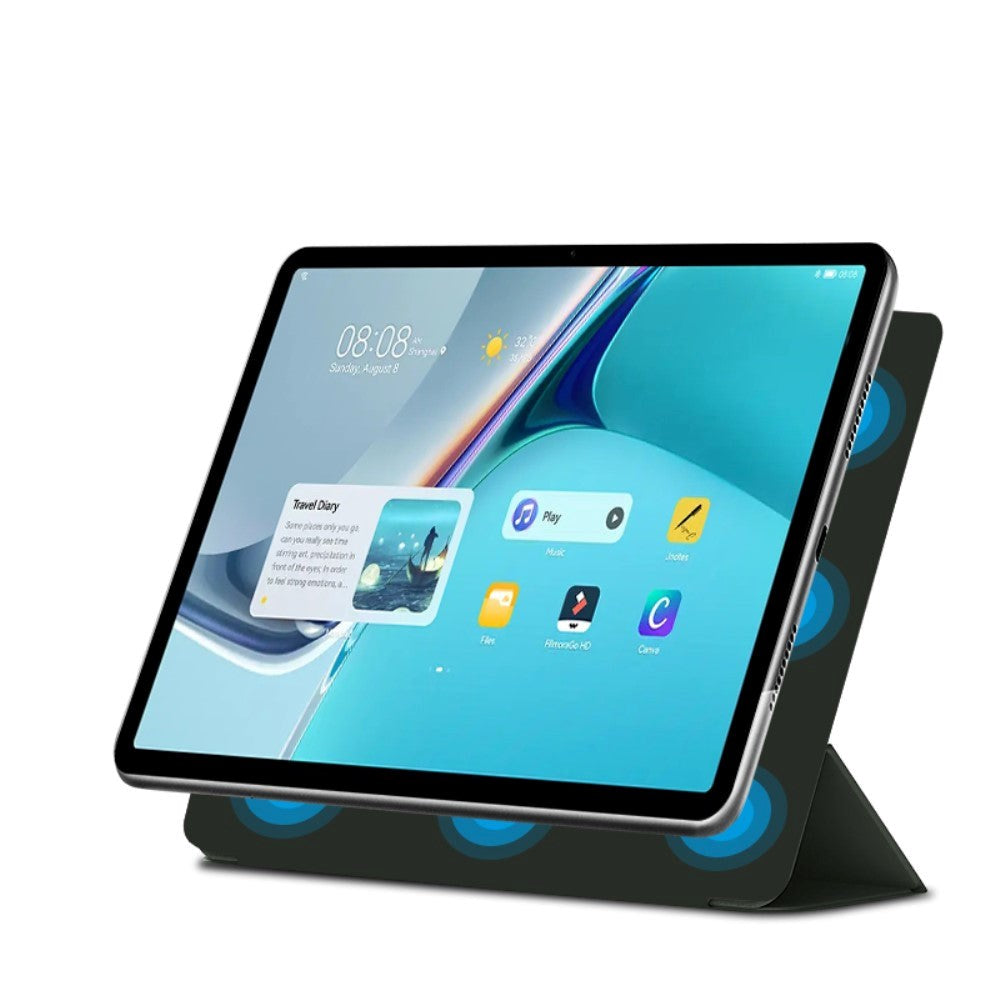 Huawei MatePad 11 Magnetisk Tri-Fold Cover - Grøn