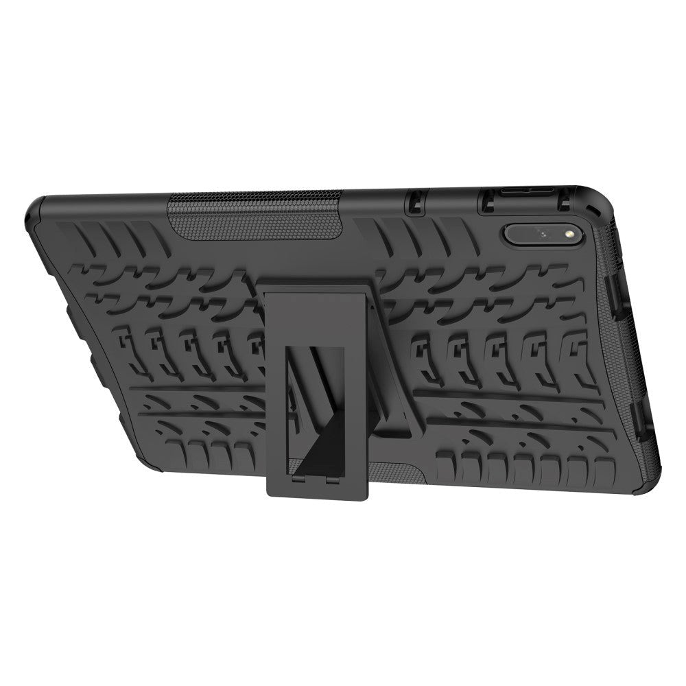 Huawei MatePad 11 Håndværker Cover m. Dæk Design & Ståfunktion - Sort