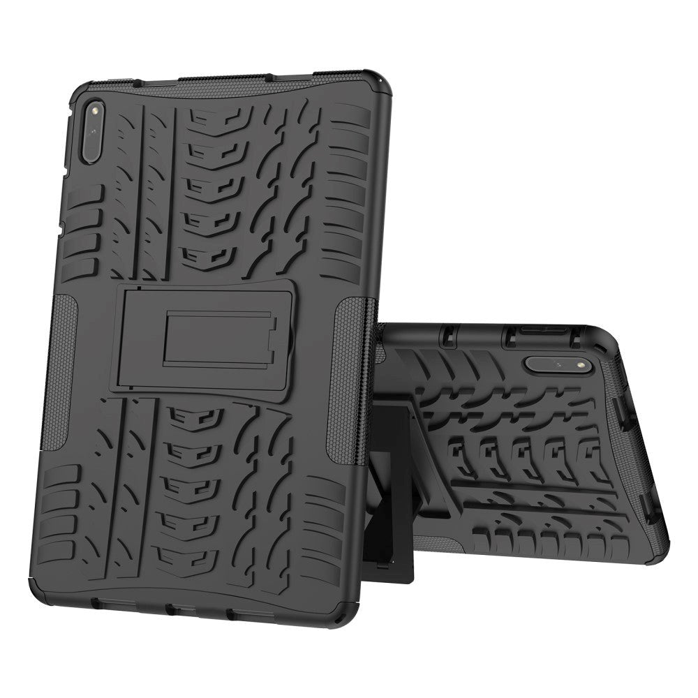 Huawei MatePad 11 Håndværker Cover m. Dæk Design & Ståfunktion - Sort
