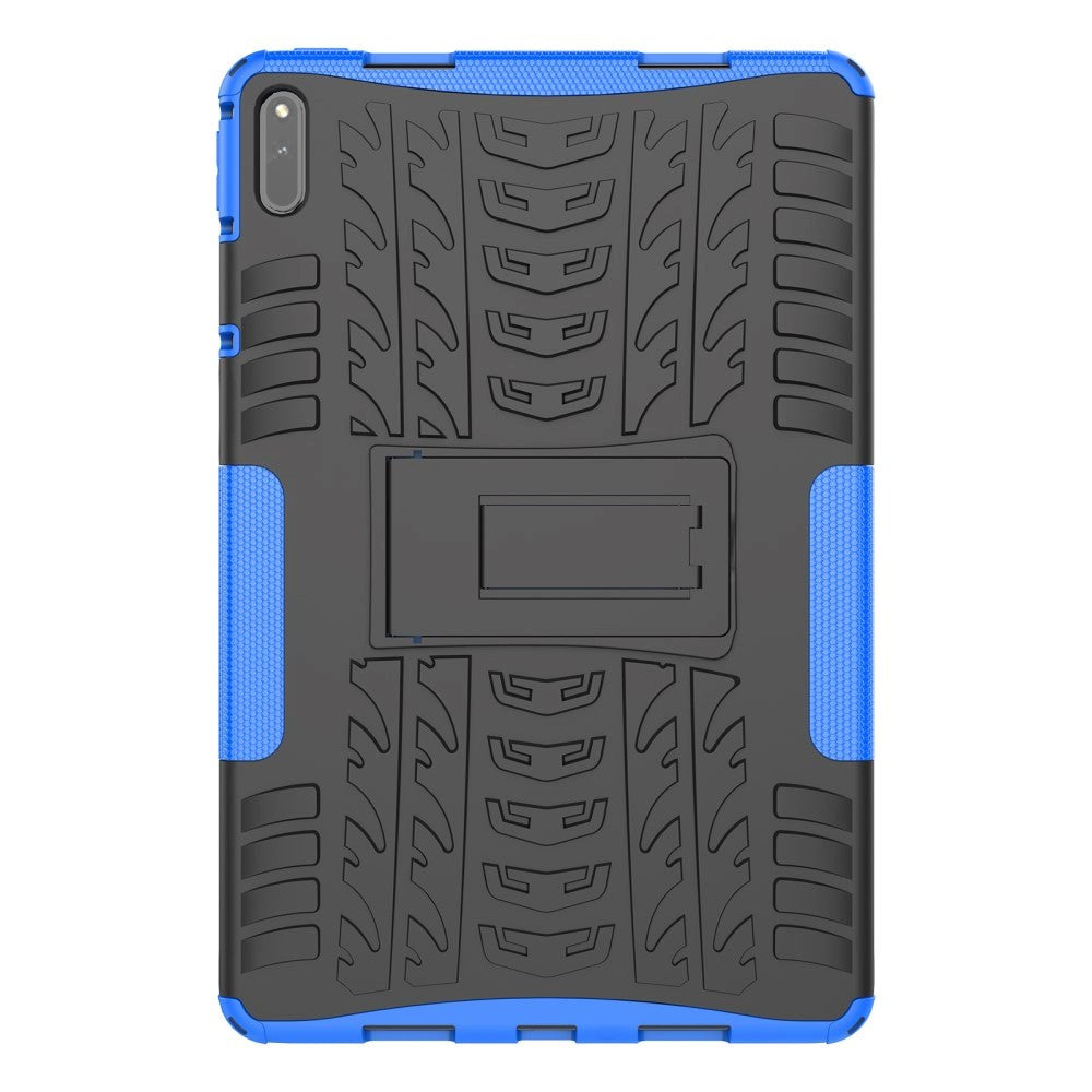 Huawei MatePad 11 Håndværker Cover m. Dæk Design & Ståfunktion - Sort & Blå