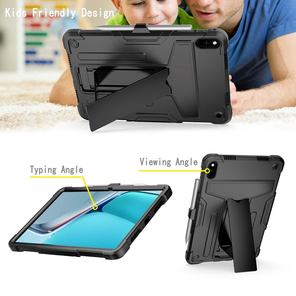 Huawei MatePad 11 Håndværker Cover m. Kickstand & Penholder - Sort