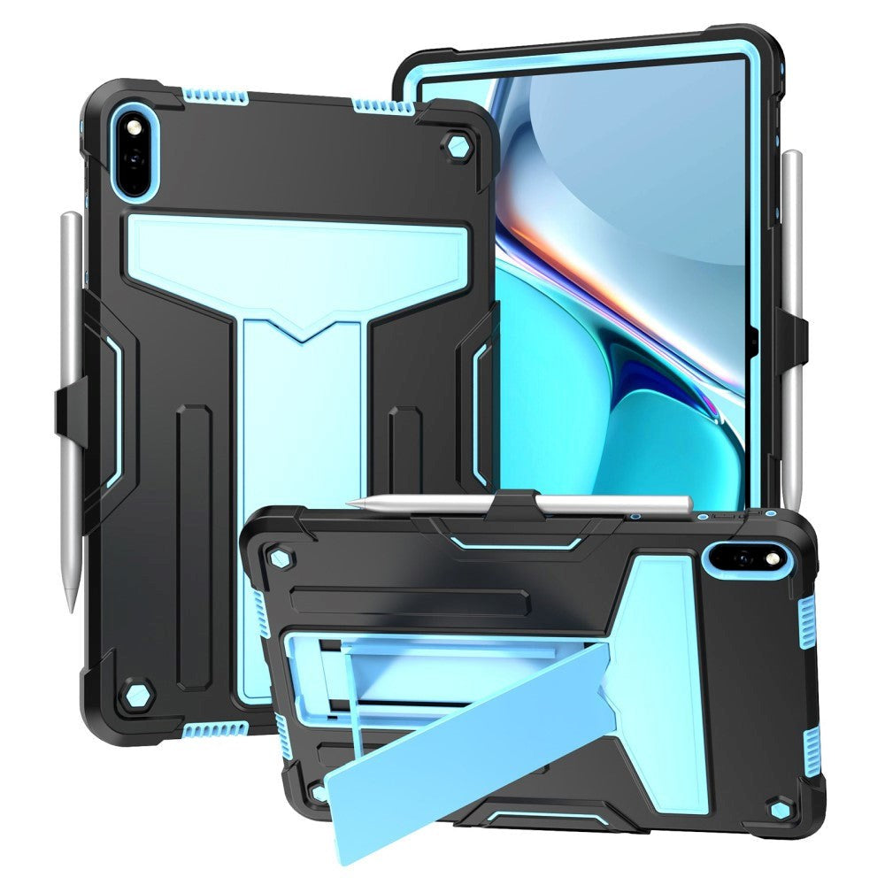 Huawei MatePad 11 Håndværker Cover m. Kickstand & Penholder - Sort & Blå