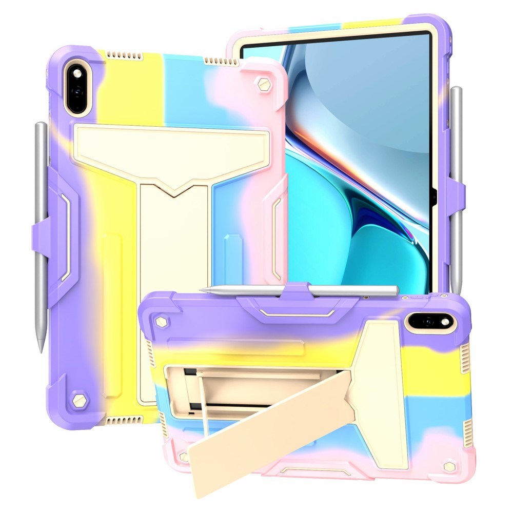 Huawei MatePad 11 Håndværker Cover m. Kickstand & Penholder - Pastelfarver