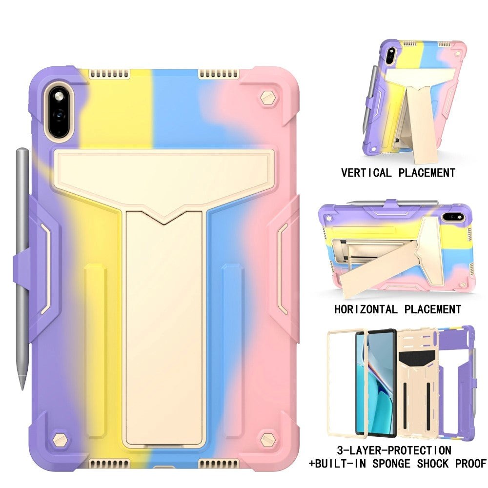 Huawei MatePad 11 Håndværker Cover m. Kickstand & Penholder - Pastelfarver