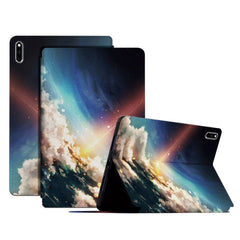 Huawei MatePad Pro 10.8 (2021/2019) Tri-Fold Læder Cover m. Ståfunktion - Stjerneskud