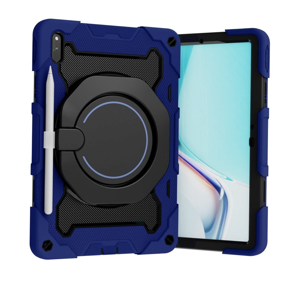 Huawei MatePad 11 Håndværker Cover m. Ståfunktion, Håndholder & Penholder - Blå