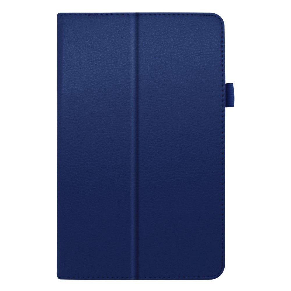Lenovo Tab M8 (2nd Gen.) 8" Litchi Læder Cover m. Ståfunktion & Magnetluk - Blå