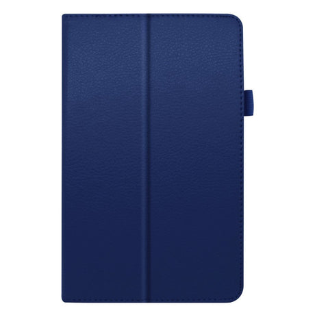 Lenovo Tab M8 (2nd Gen.) 8" Litchi Læder Cover m. Ståfunktion & Magnetluk - Blå