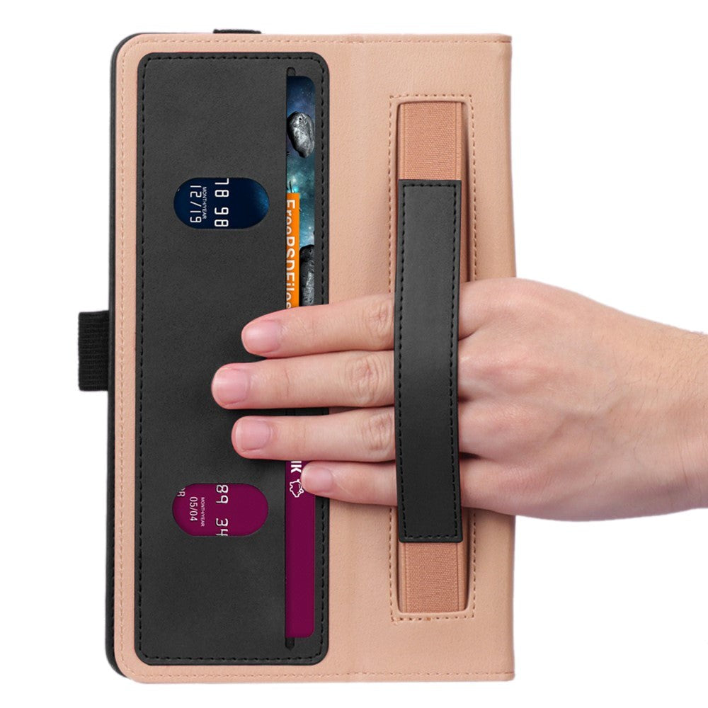 Lenovo Tab M8 (2nd. Gen) Læder Cover med Kortholder & Ståfunktion - Sort