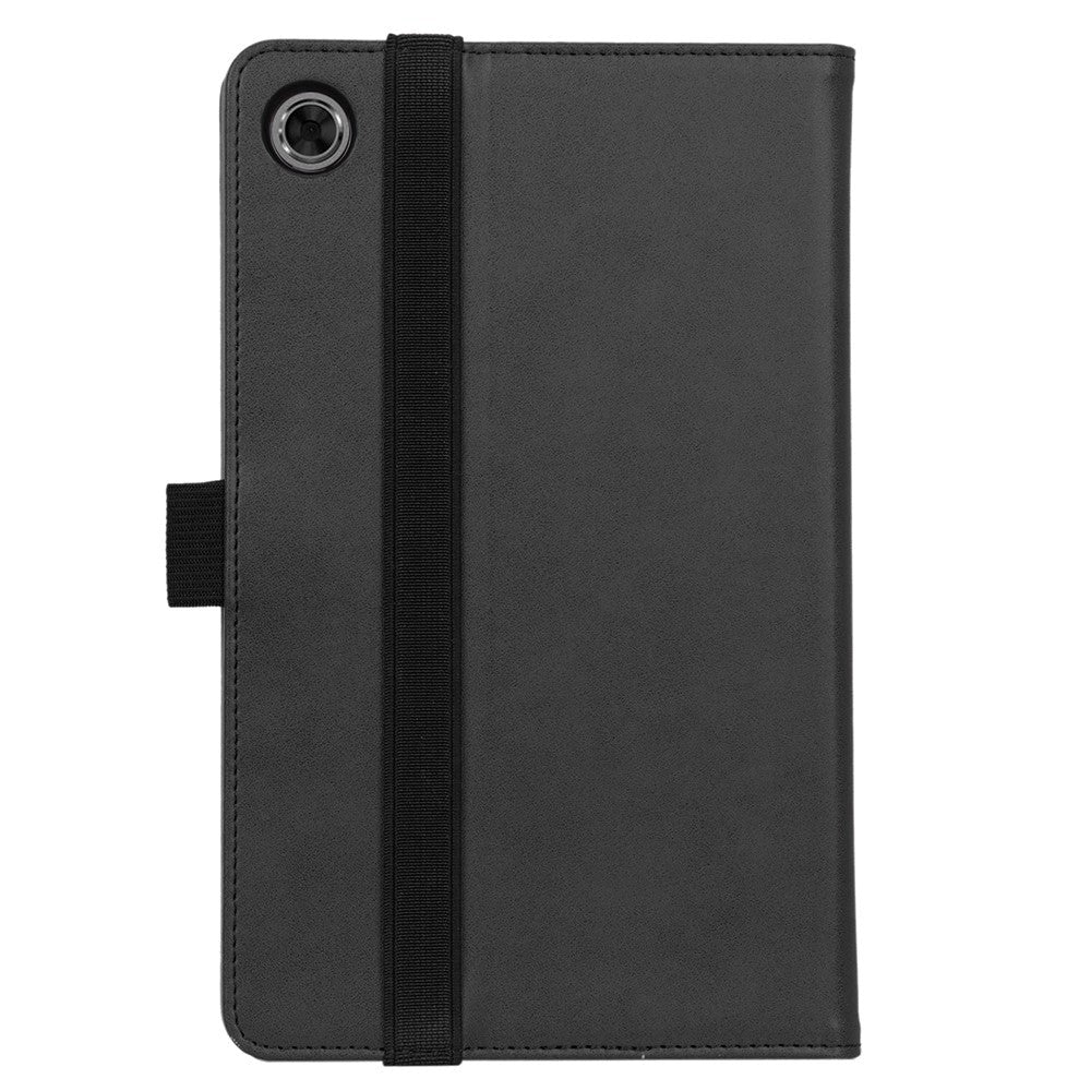 Lenovo Tab M8 (2nd. Gen) Læder Cover med Kortholder & Ståfunktion - Sort