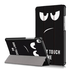 Lenovo Tab M8 (2nd Gen.) 8" Læder Cover m. Folde & Standerfunktion - "Don't Touch Me"