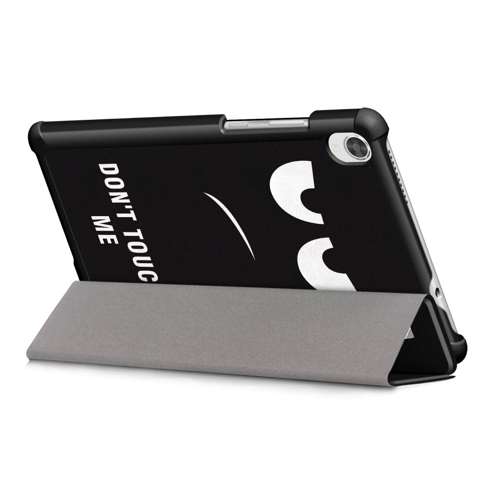 Lenovo Tab M8 (2nd Gen.) 8" Læder Cover m. Folde & Standerfunktion - "Don't Touch Me"