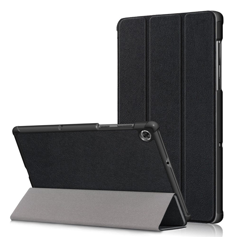 Lenovo Tab M10 FHD Plus (2. Gen.) 10.3" (TB-X606) Tri-Fold Læder Cover - Sort
