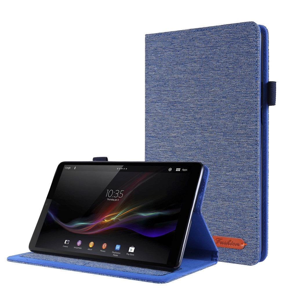 Lenovo Tab M8 (2nd Gen.) 8" Tekstil Cover m. Ståfunktion - Blå