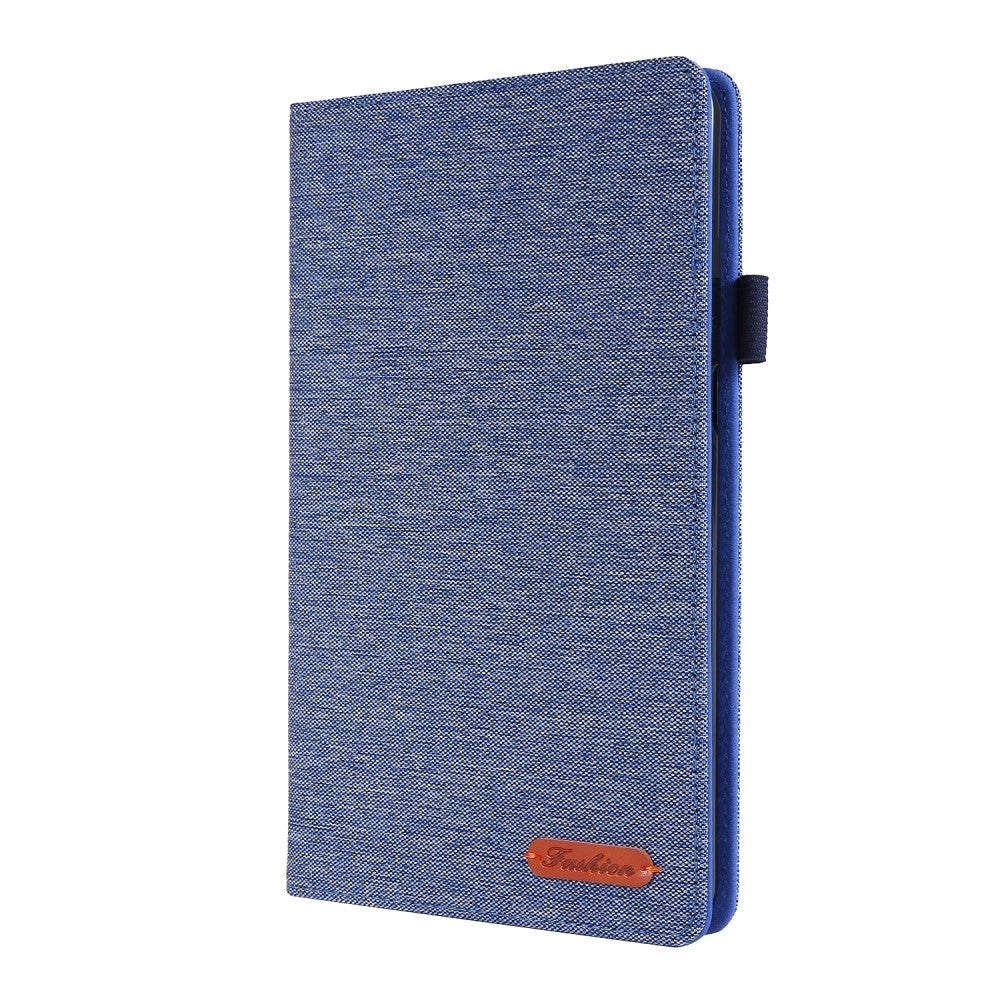 Lenovo Tab M8 (2nd Gen.) 8" Tekstil Cover m. Ståfunktion - Blå