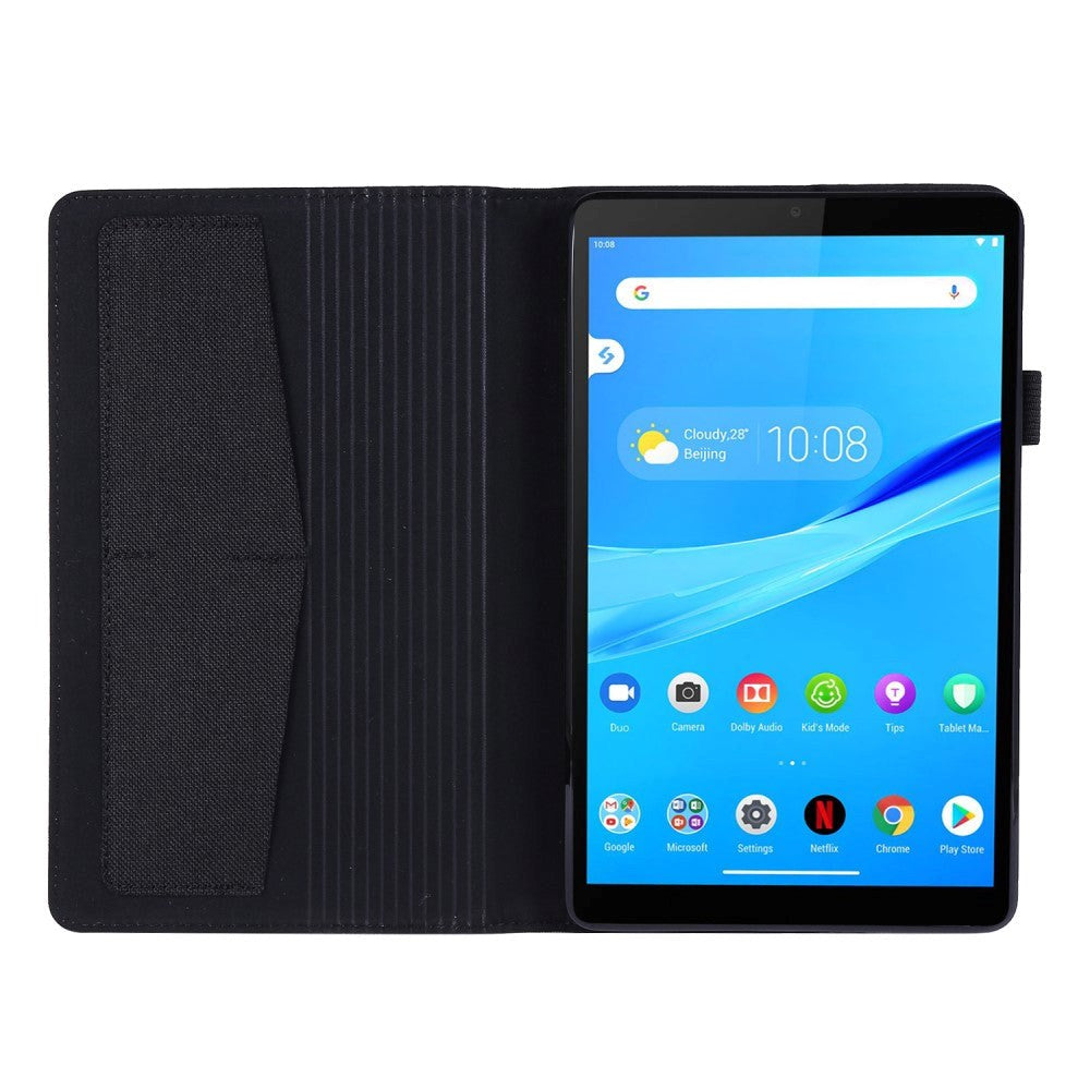 Lenovo Tab M8 (2nd Gen.) 8" Tekstil Cover m. Ståfunktion - Sort