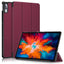 Lenovo Tab P11 Pro Tri-fold Flip Cover m. Vågeblus Funktion - Bordeaux