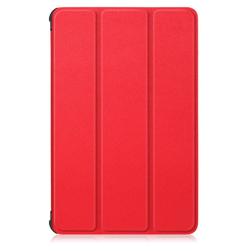 Lenovo Tab P11 Pro Tri-fold Flip Cover m. Vågeblus Funktion - Rød