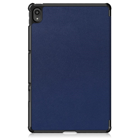 Lenovo Tab P11 / P11 (5G) / P11 Plus Tri-Fold Flip Cover m. Vågeblus Funktion - Blå